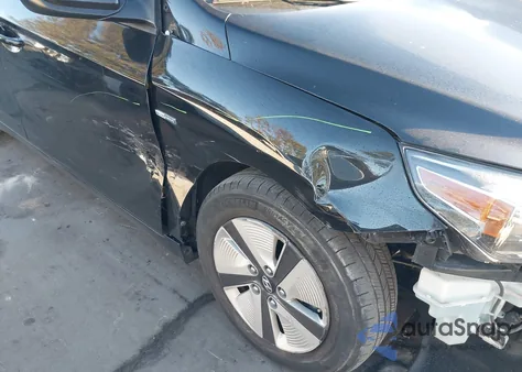 2020 Hyundai Ioniq Hybrid Blue z USA, uszkodzony, nr VIN KMHC65LC5LU225800